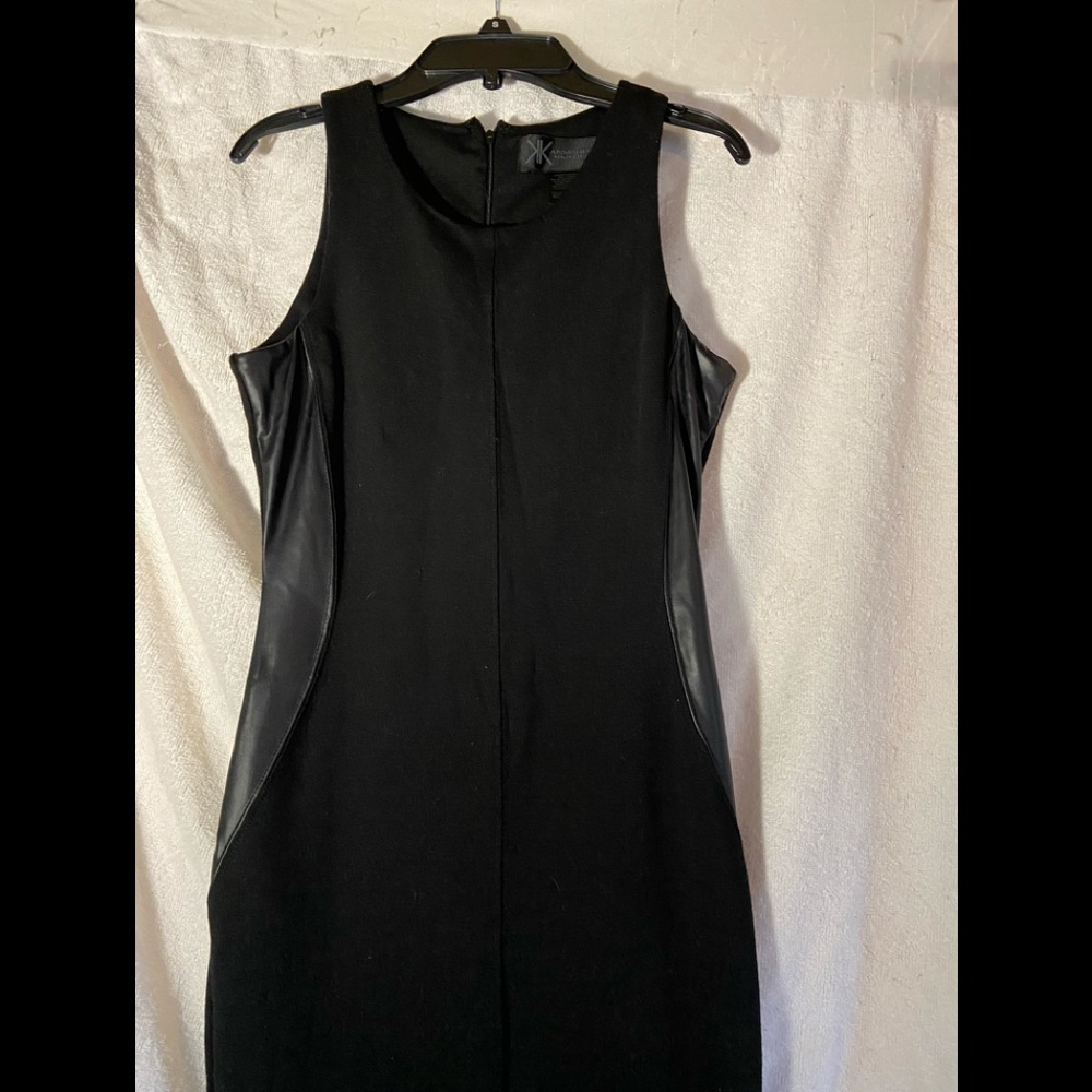 Kardashian Kollection LBD with pleather SIDE CUTOUTS